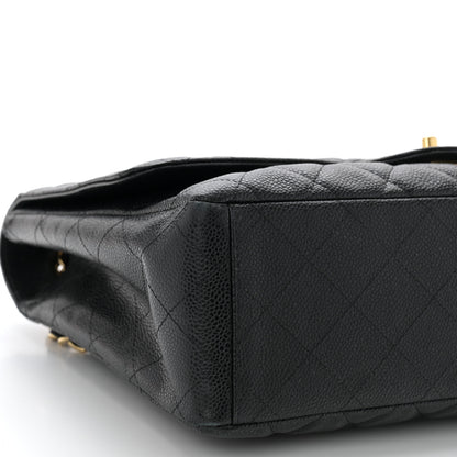 Chanel Caviar Quilted Maxi Single Flap Black 9 of 11