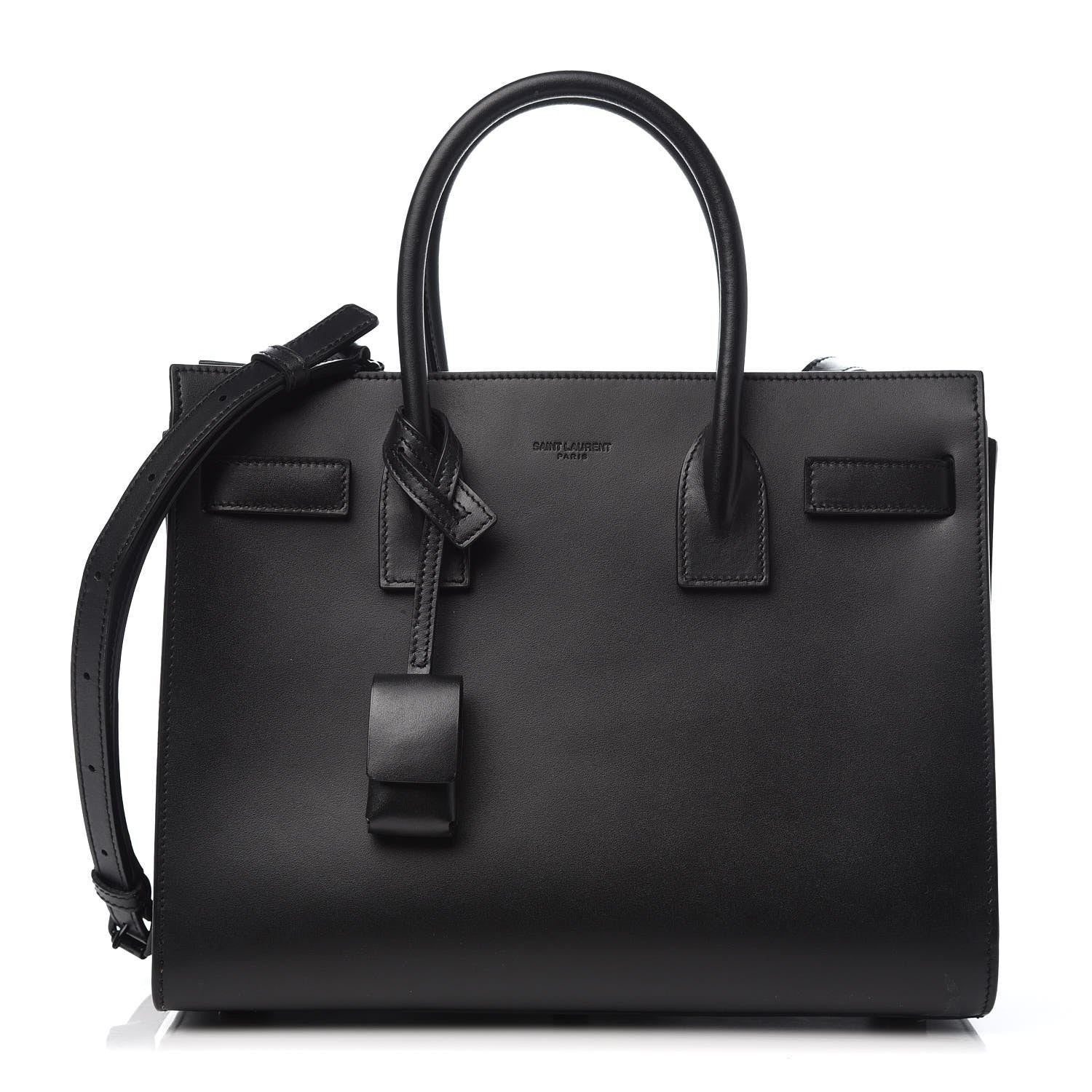 Saint Laurent Calfskin Baby Sac De Jour Black 1 of 12