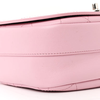 Chanel Calfskin Stitched Small Ring My Bag Flap Crossbody Pink 9 of 14