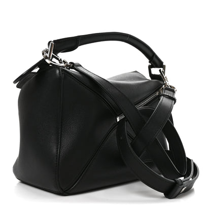 Loewe Calfskin Small Puzzle Bag Black 3 of 9