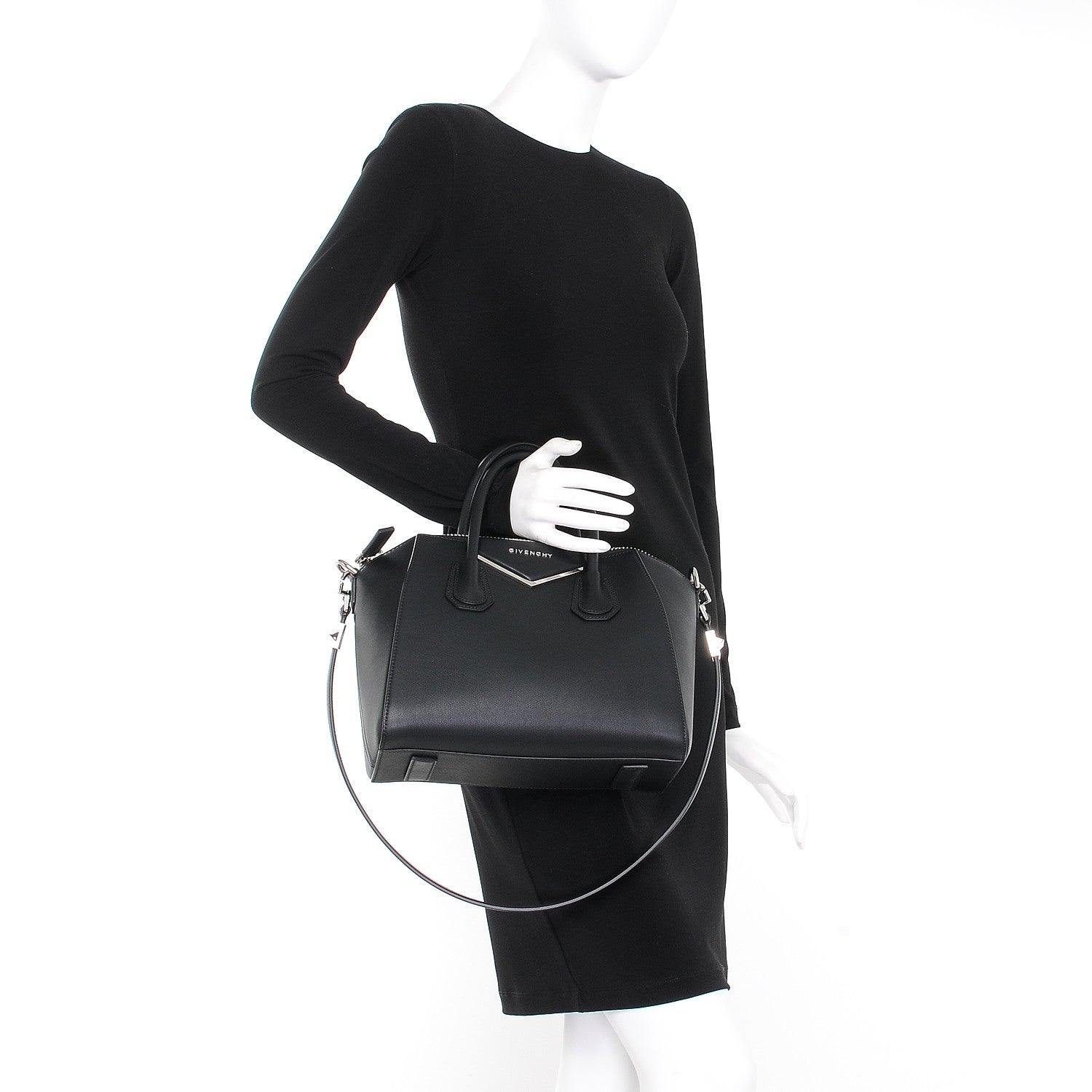 Givenchy Calfskin Small Antigona Black 3 of 9