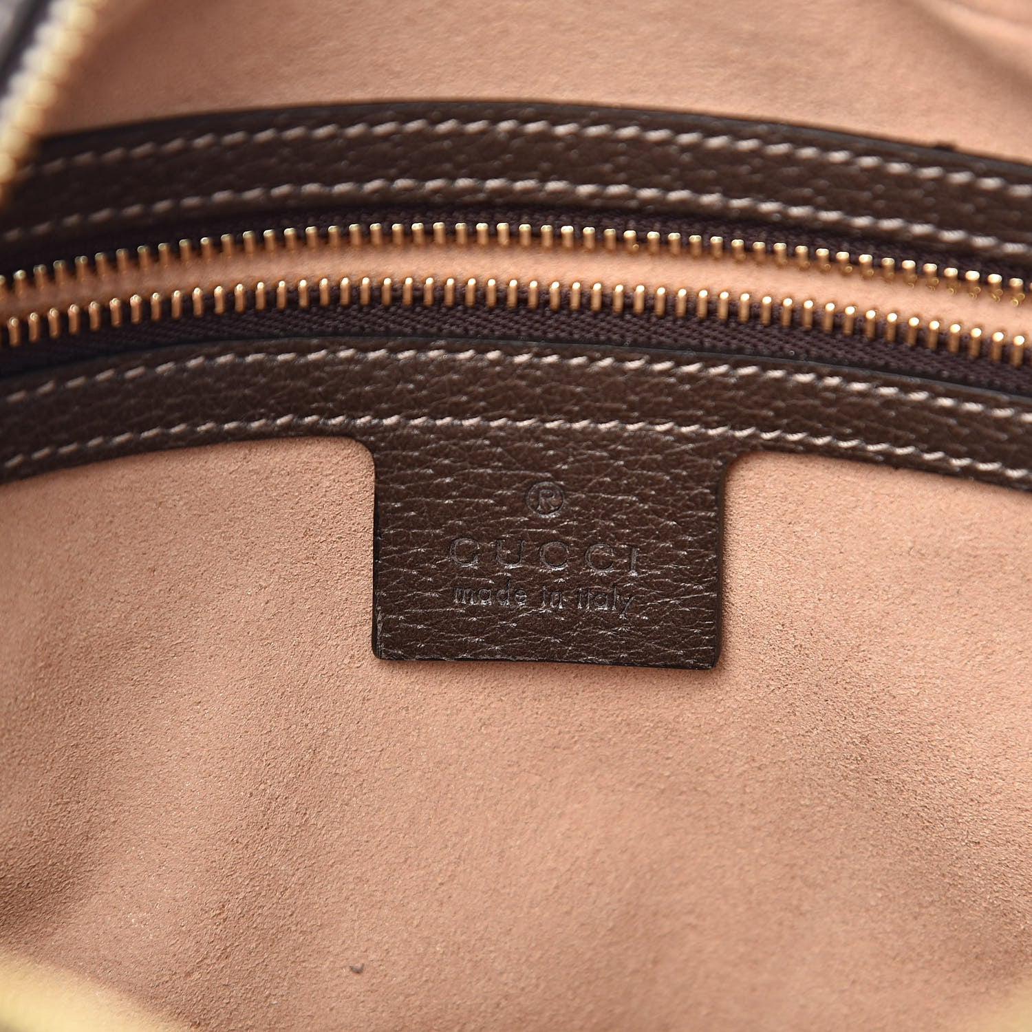 Gucci GG Supreme Monogram Web Small Ophidia Shoulder Bag Brown 6 of 11