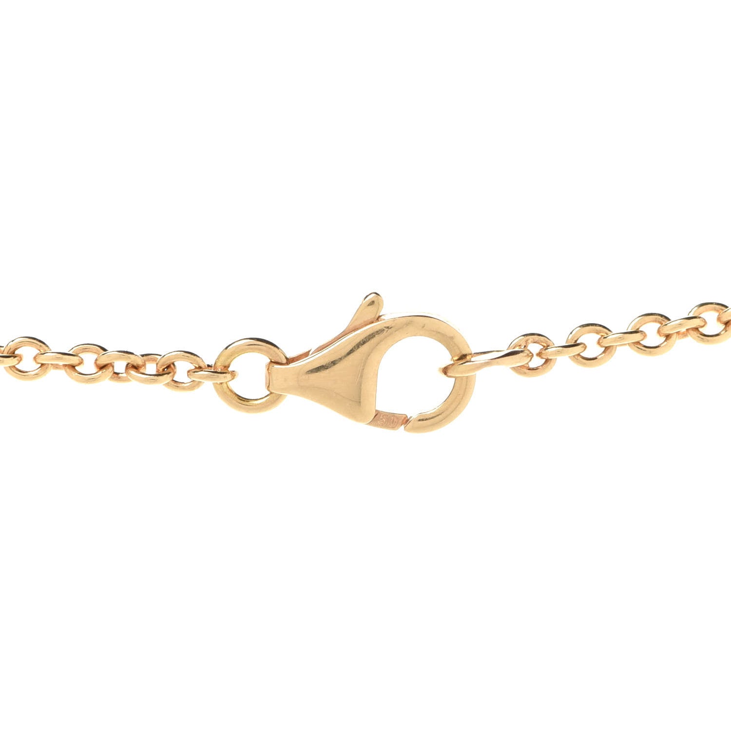 Cartier 18K Yellow Gold Interlocking LOVE Necklace 5 of 7