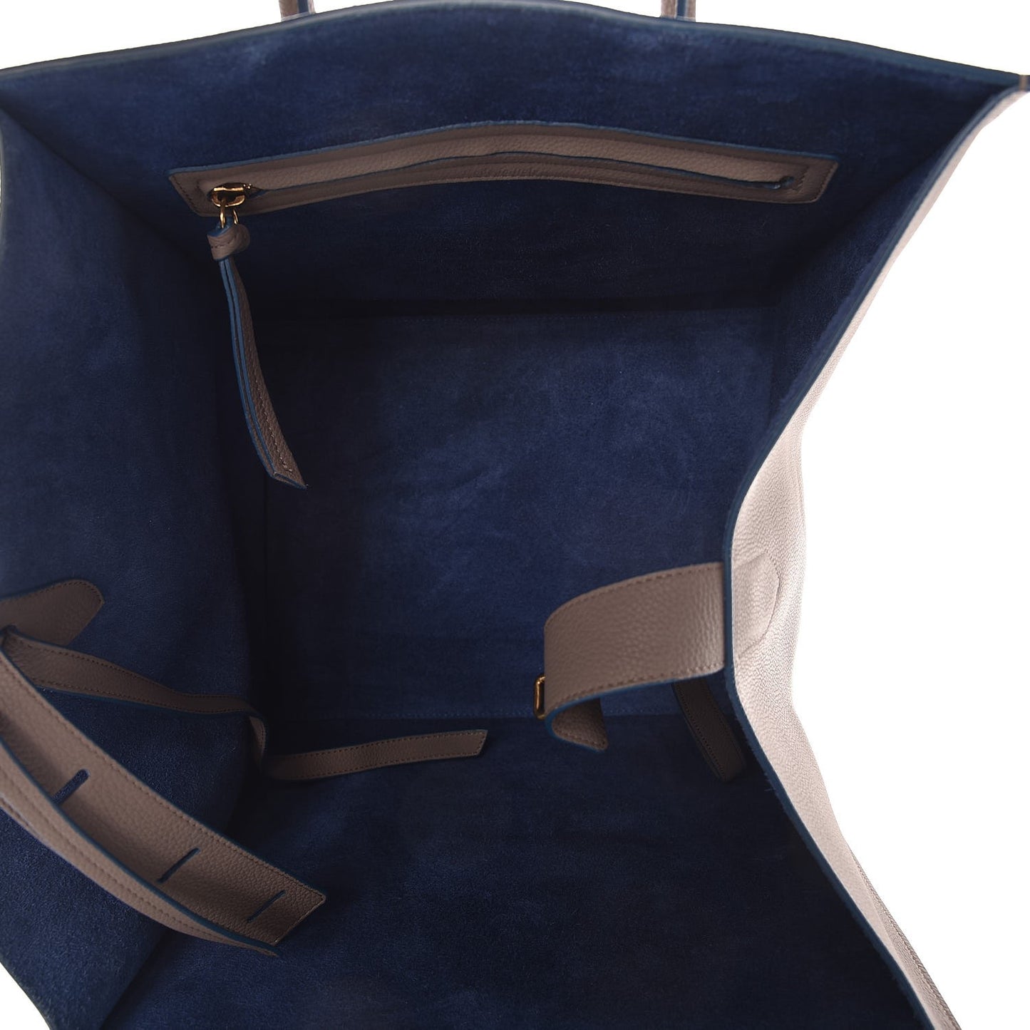 Baby Grained Calfskin Medium Phantom Luggage Taupe