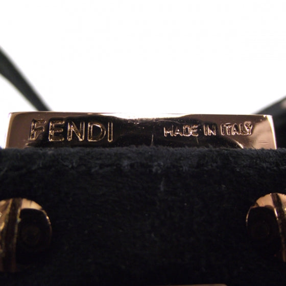 Suede Shoulder Bag Black