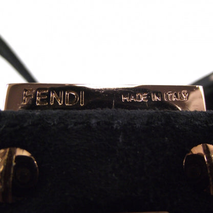 Fendi Suede Shoulder Bag Black 11 of 12