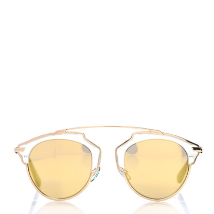 Christian Dior Mirrored So Real Sunglasses Gold 2 of 9