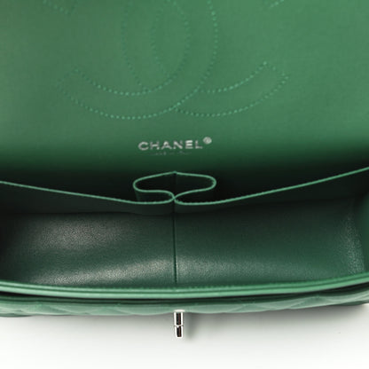 Chanel Lambskin Quilted Jumbo Double Flap Green 4 of 4