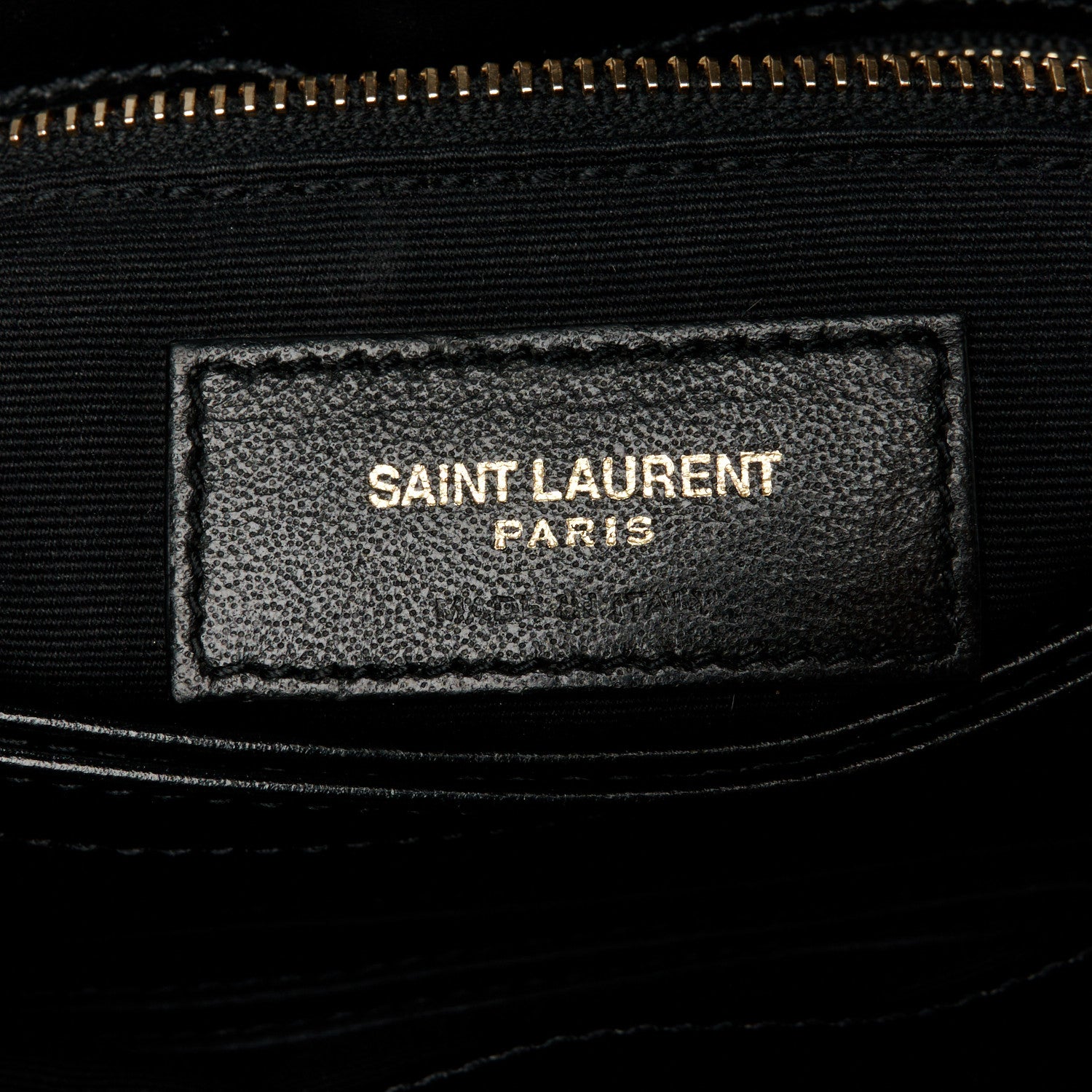 Saint Laurent Calfskin Y Quilted Monogram Toy Loulou Crossbody Bag Black 7 of 12