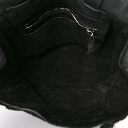 Proenza Schouler Tweed Calfskin Small PS Courier Backpack Black 5 of 8