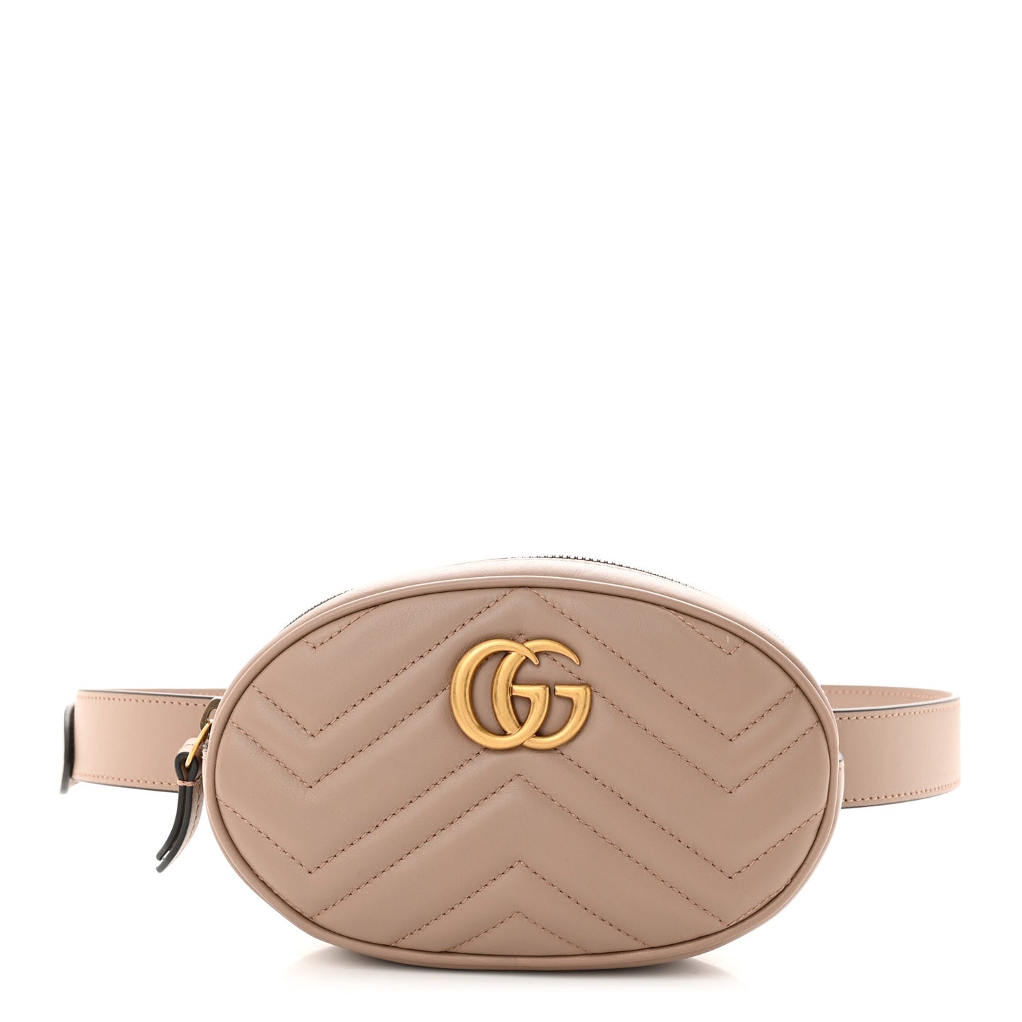 Calfskin Matelasse GG Marmont Belt Bag 95 38 Porcelain Rose