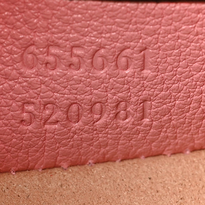 Gucci Wonka Grain Calfskin Mini Diana Tote Bag Wild Rose Fuxia Fluo 7 of 10