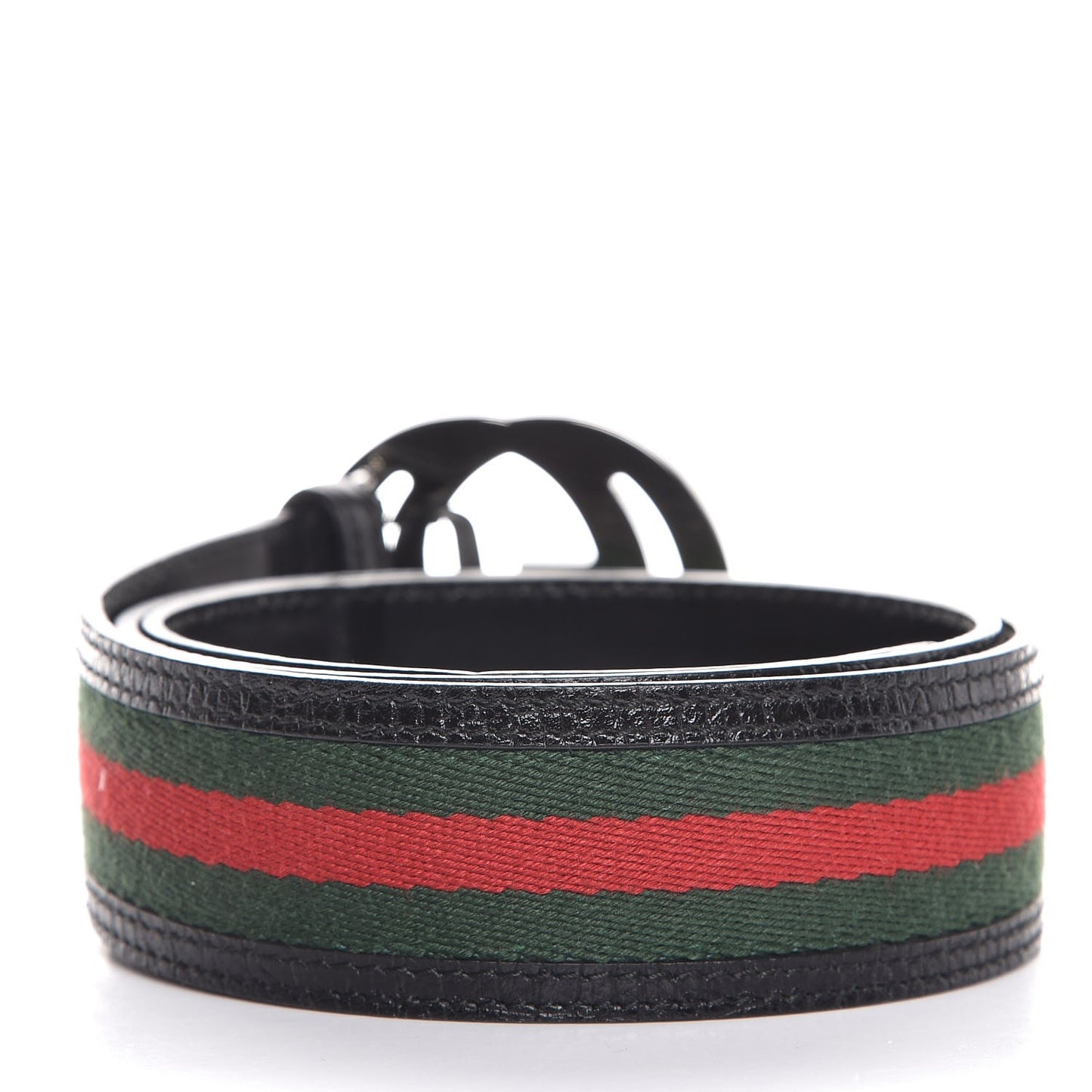 Calfskin Web Interlocking G Belt 85 34 Black