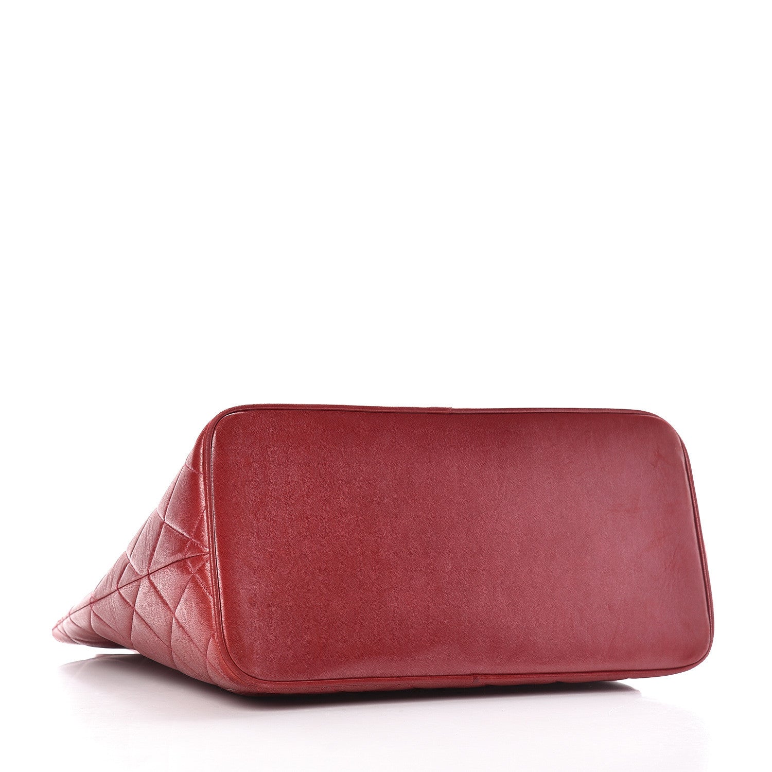 Chanel Lambskin Quilted Medallion Tote Red 4 of 20