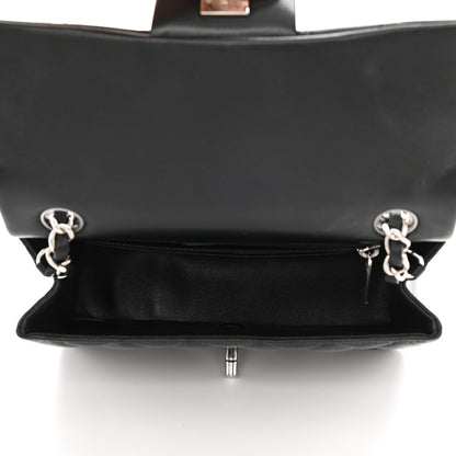 Chanel Lambskin Quilted Mini Rectangular Flap Black 5 of 10