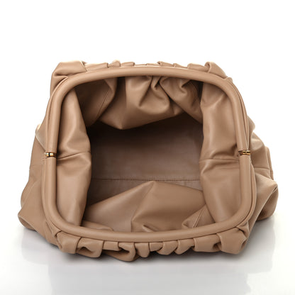 Bottega Veneta Smooth Butter Calf The Pouch Oversized Clutch Nude 4 of 6