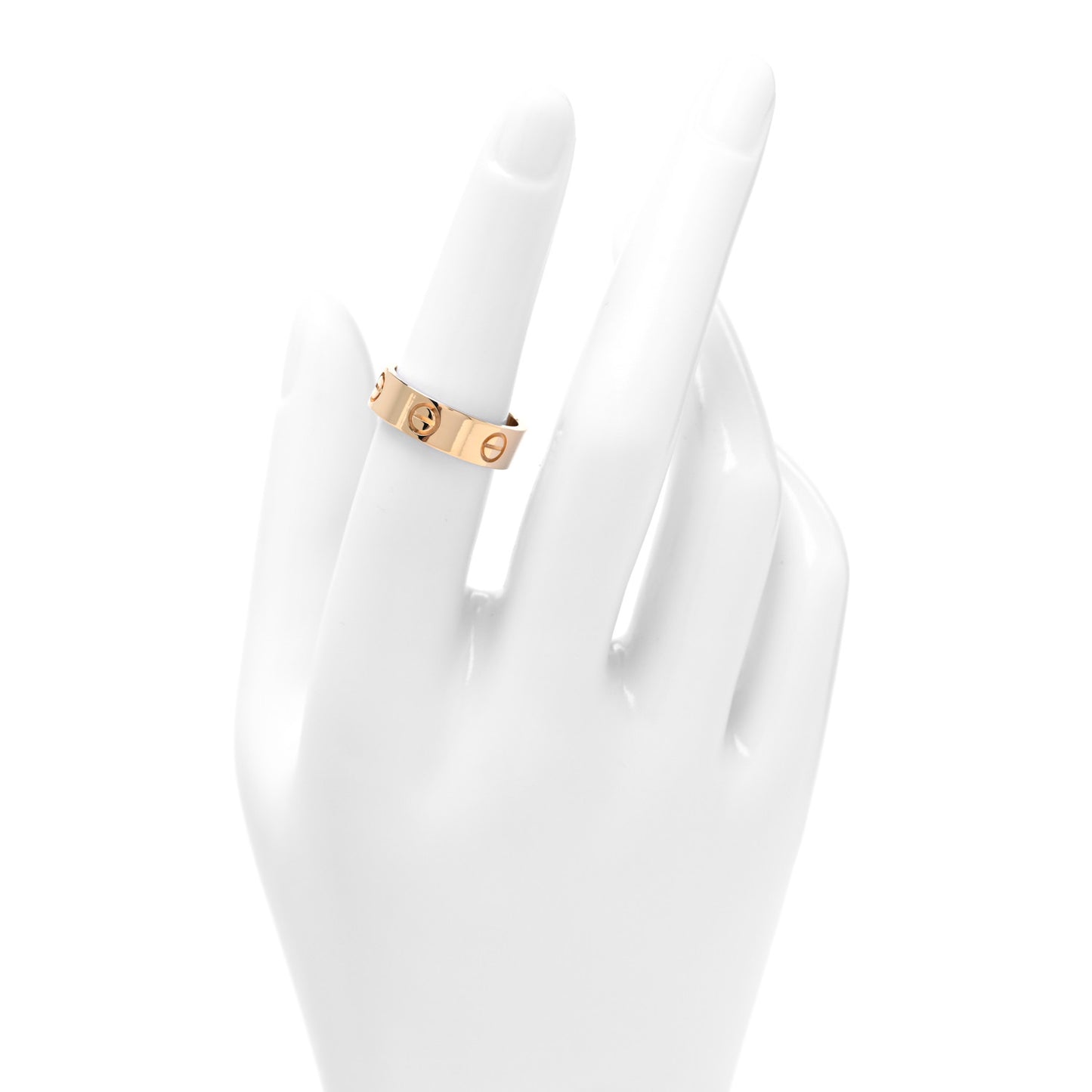 18K Yellow Gold 5.5mm LOVE Ring 52 6