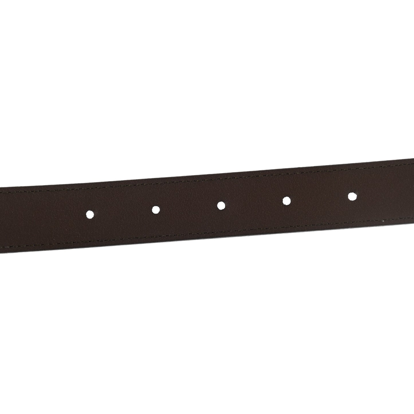 Textured Dollar Calfskin Torchon Double G 25mm Belt 80 32 New Acero