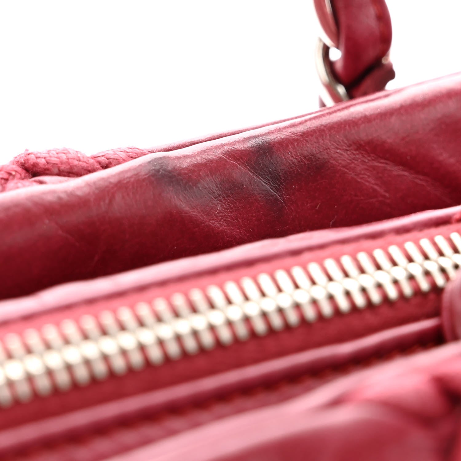 Chanel Calfskin Ultra Stitch Tote Dark Red 11 of 11
