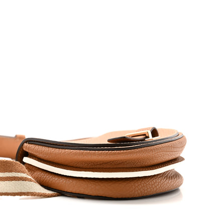 Delvaux Crispy Calfskin Mini Le Mutin Saddle Belt Bag Vegetal 9 of 11