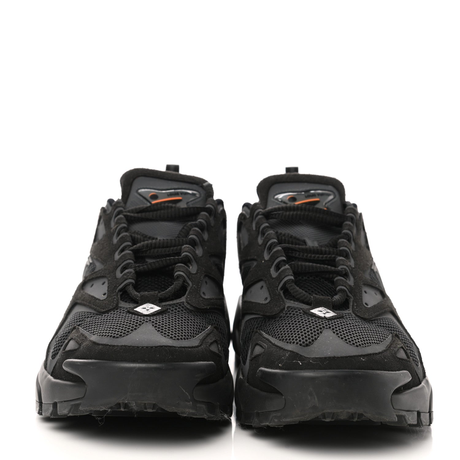Louis Vuitton Canvas Mesh Mens LV Runner Tatic Sneakers 8.5 Black 2 of 8