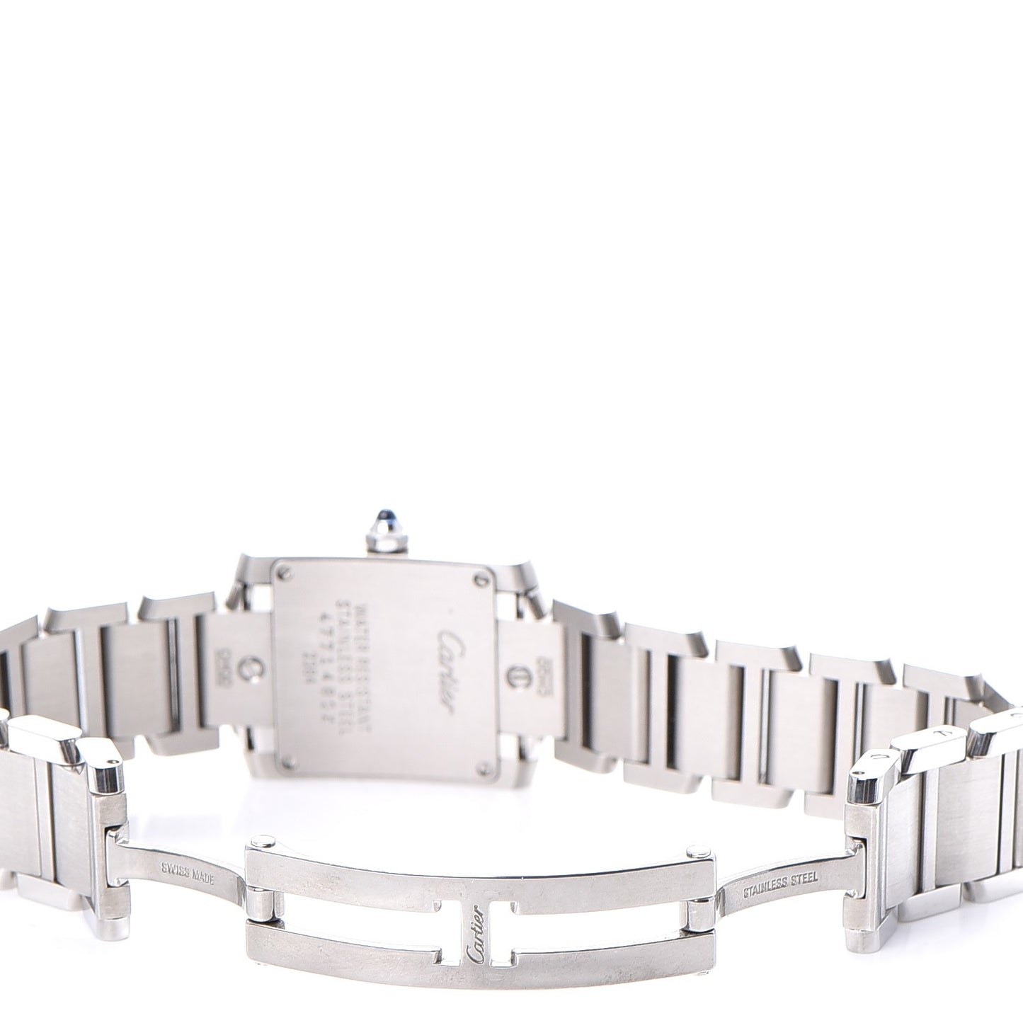 Stainless Steel 20mm Tank Francaise Quartz Watch