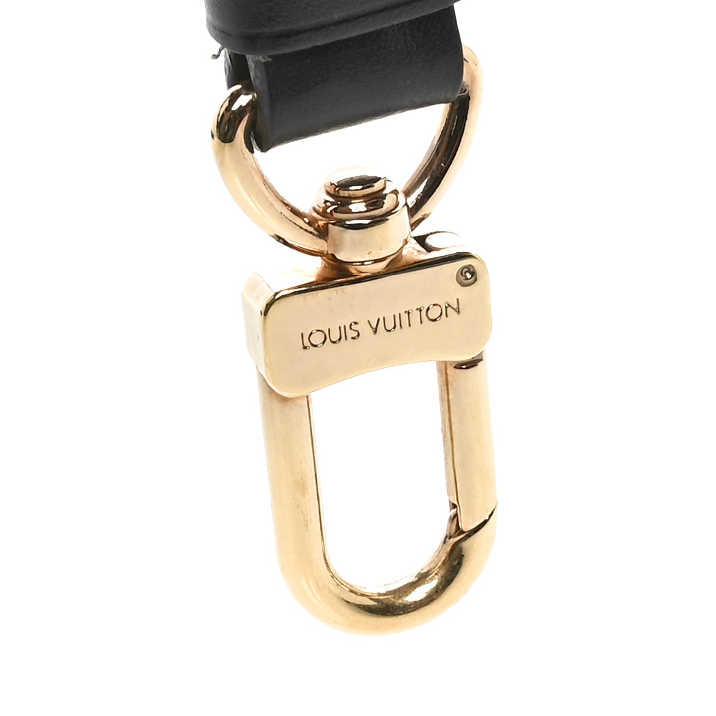 Calfskin 12mm Adjustable Shoulder Strap Black