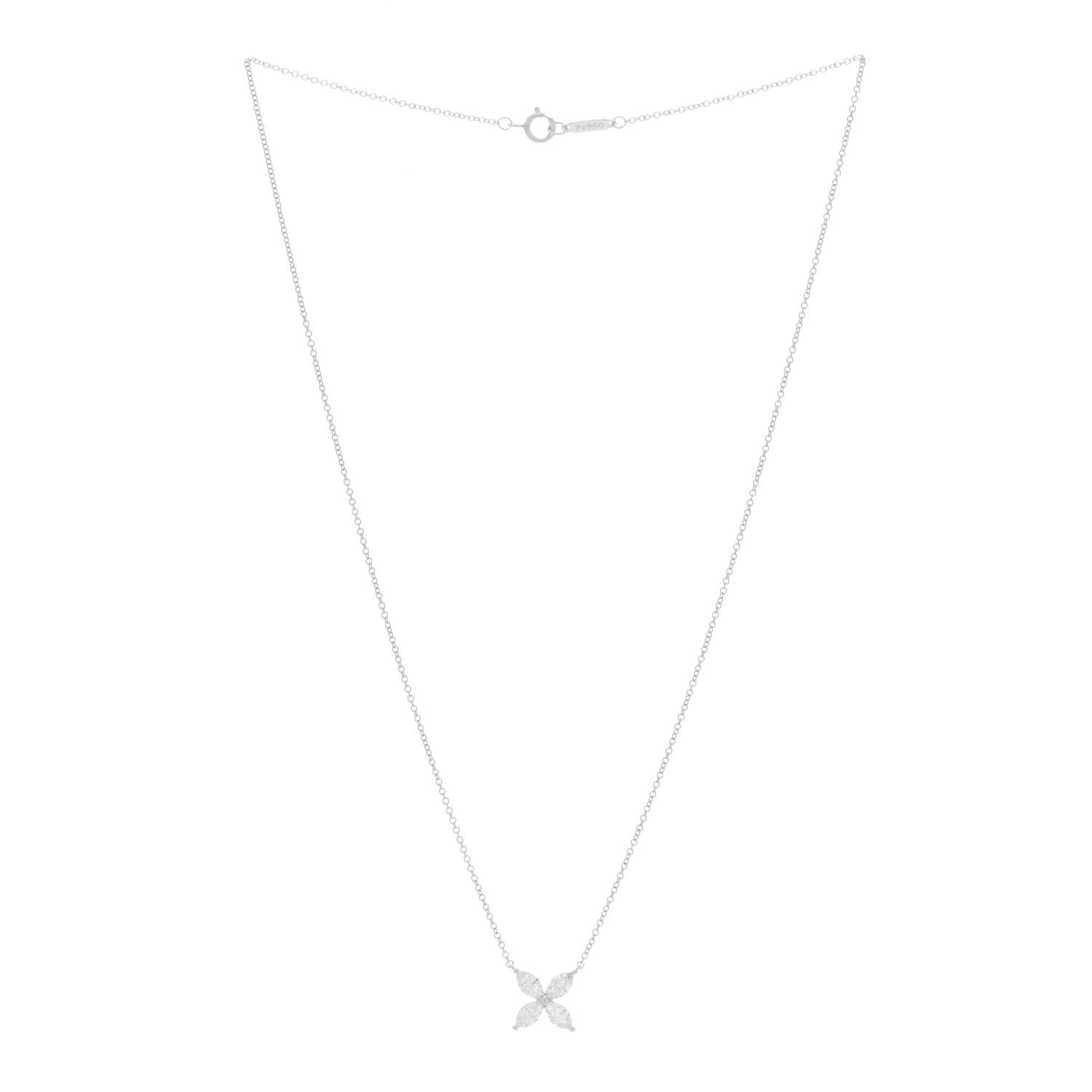 Tiffany Platinum Diamond Large Victoria Necklace 3 of 6