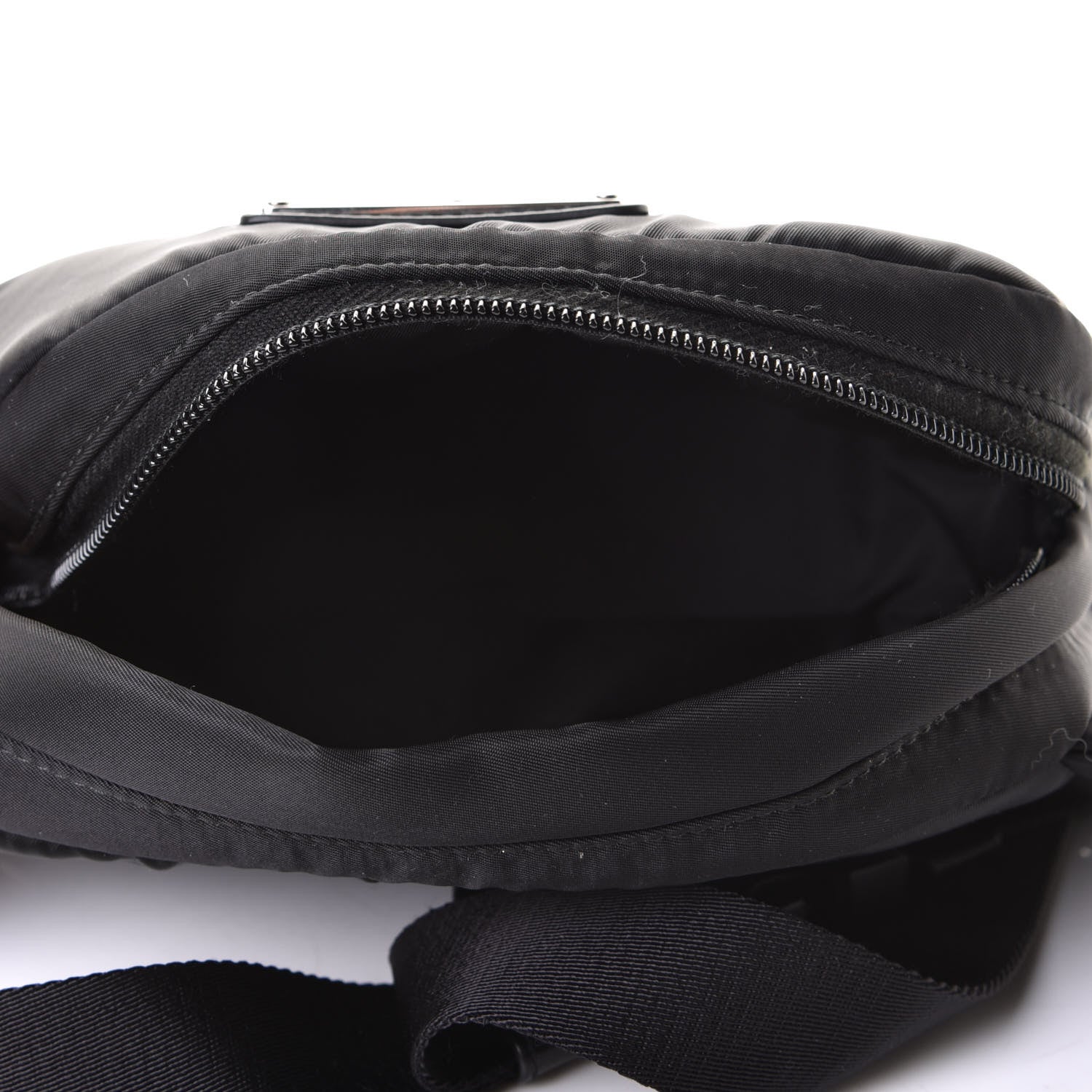 Prada Tessuto Nylon Belt Bag Black 2 of 5