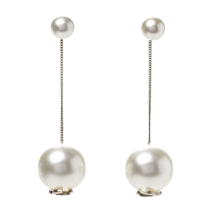 Chanel Pearl CC Drop Earrings Gold 1 of 5