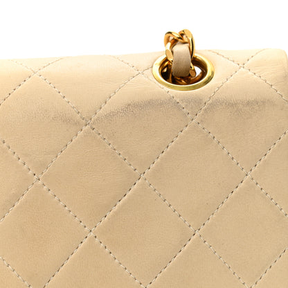 Chanel Lambskin Quilted Small Double Flap Beige 14 of 18