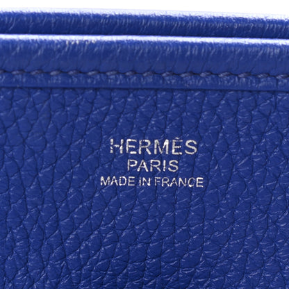 Hermes Taurillon Clemence Evelyne III PM Bleu Electrique 6 of 10