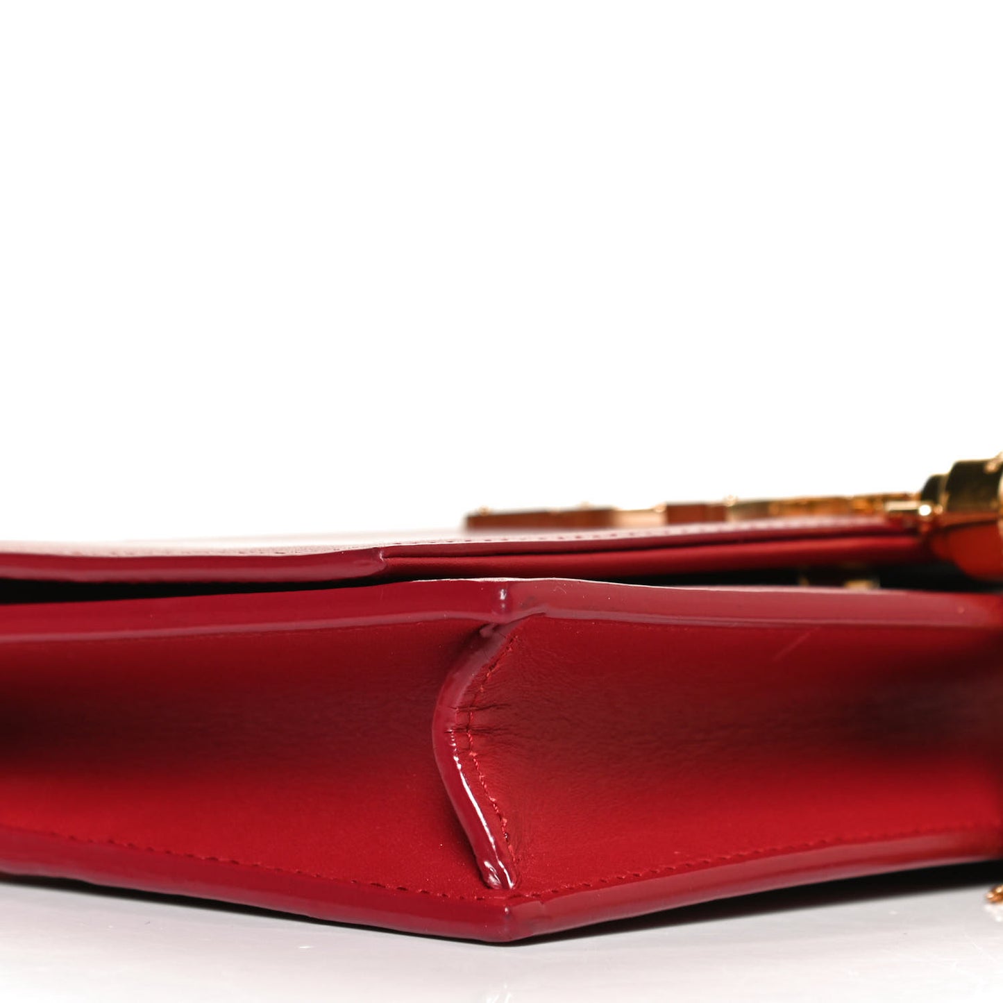 Smooth Calfskin Classic Monogram Kate Tassel Chain Wallet New Lipstick