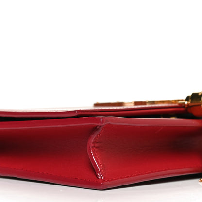 Saint Laurent Smooth Calfskin Classic Monogram Kate Tassel Chain Wallet New Lipstick 8 of 11