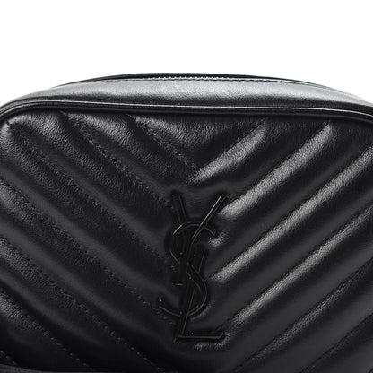 Saint Laurent Calfskin Matelasse Monogram Lou Belt Bag Black 9 of 9