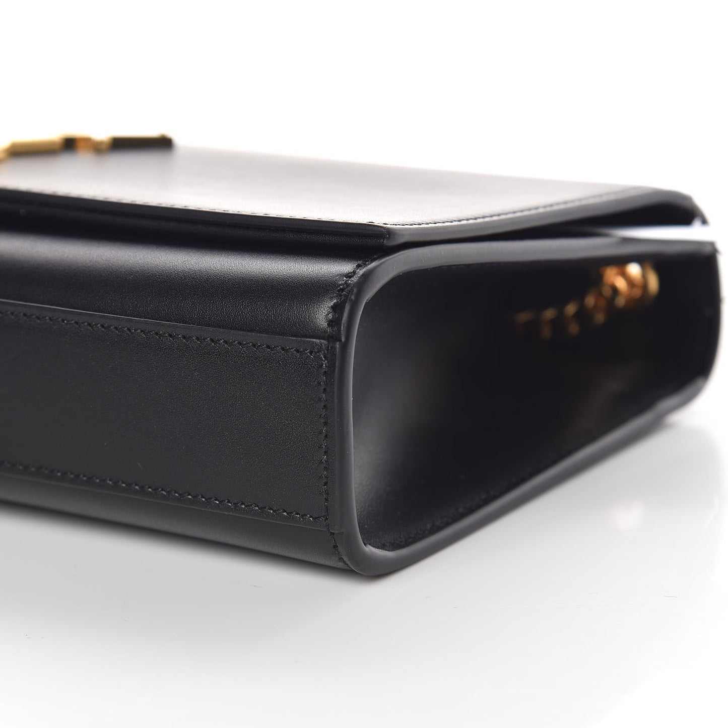 Smooth Calfskin Medium Classic Monogram Kate Tassel Satchel Black