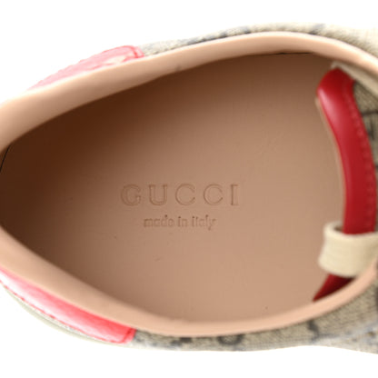 Gucci GG Supreme Monogram Womens Ace Low-Top Sneaker 38.5 Beige 7 of 9