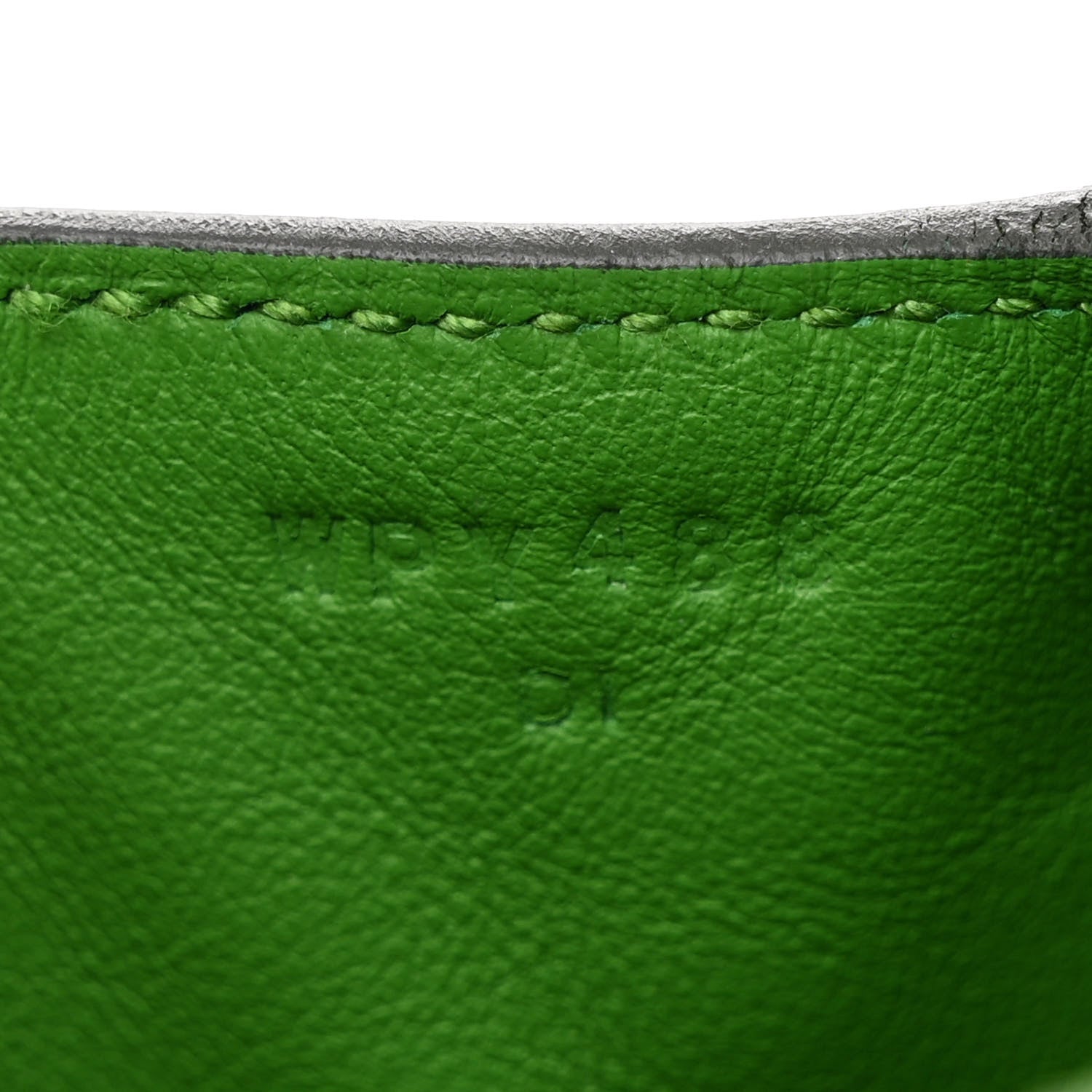 Hermes Taurillon Clemence Mini Lindy 20 Vert Yucca 7 of 12