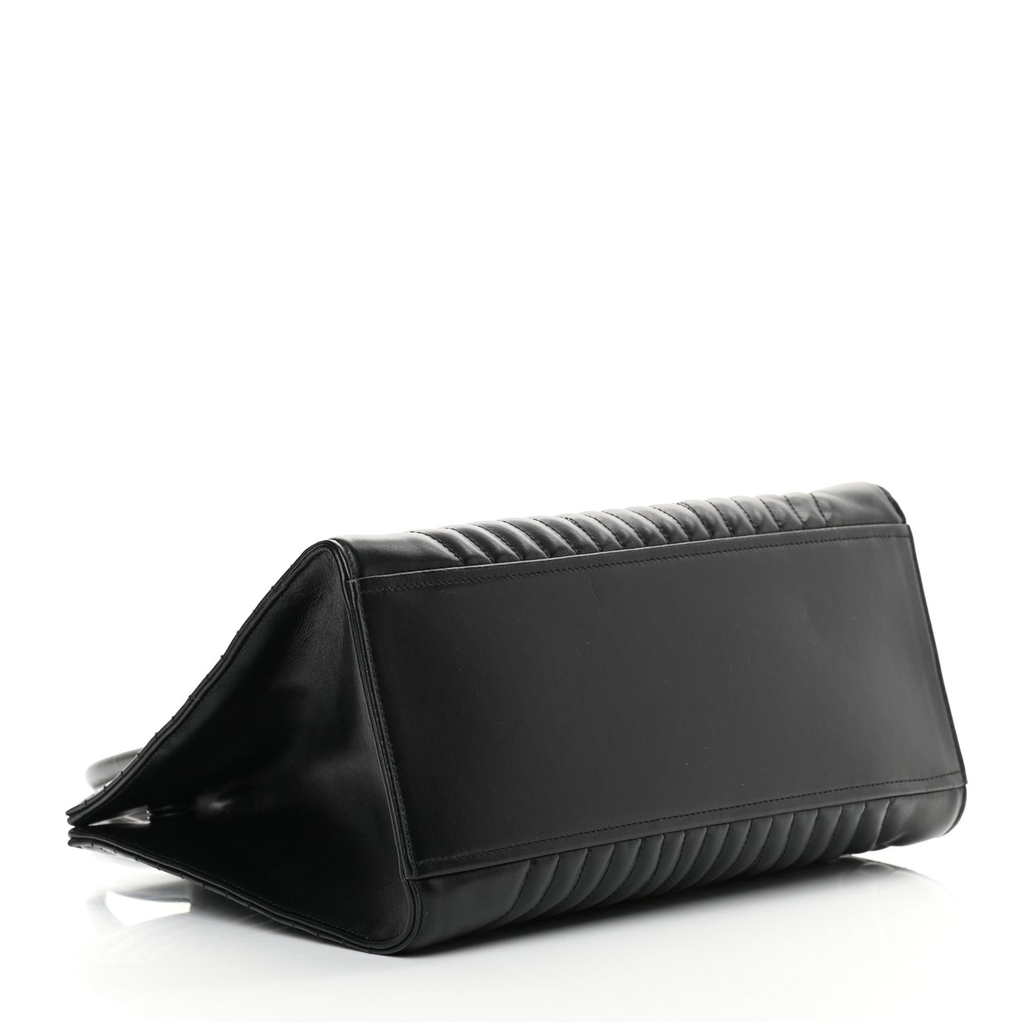 Soft Calfskin Impunture Diagramme Tote Black
