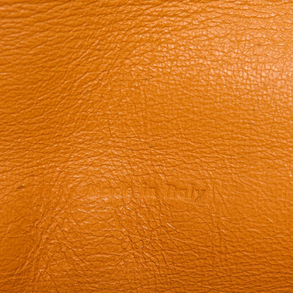 Celine Grained Calfskin Trotteur Messenger Saffron 6 of 24