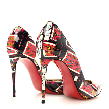 Christian Louboutin Patent Tarot Iriza 100 Pumps 40 Multicolor 5 of 8
