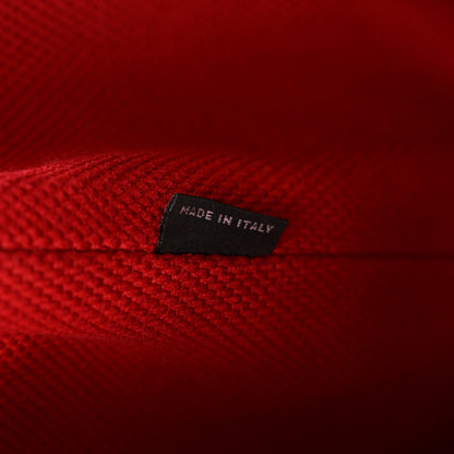 Prada Canapa Small Logo Tote Rosso Talco 8 of 11
