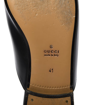 Gucci Calfskin Womens Princetown Slippers 41 Black 7 of 8