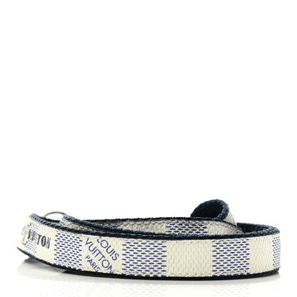 Louis Vuitton Damier Coastline Lanyard Key Holder White 3 of 5