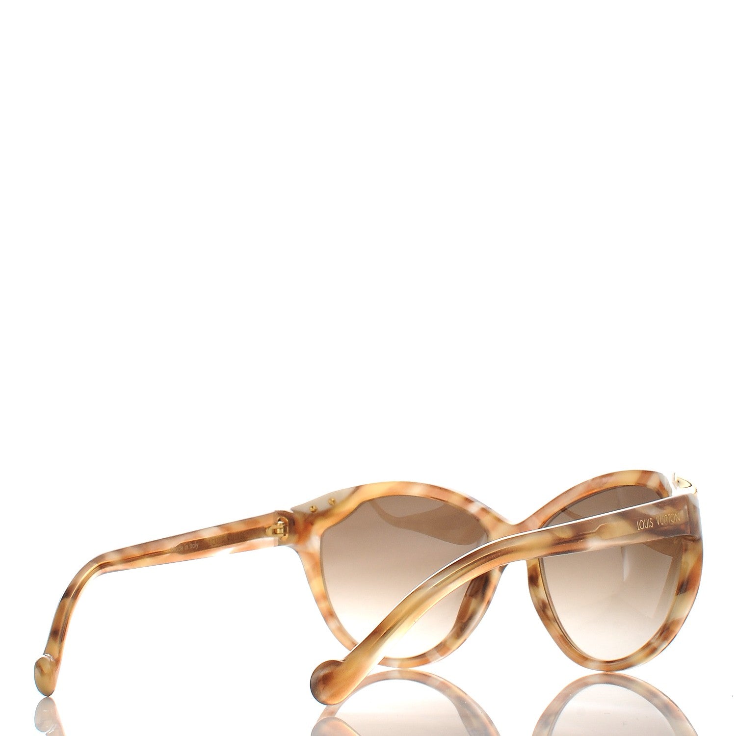 Louis Vuitton Ivy Cat Sunglasses Z0747W Honey Tortoise 4 of 9