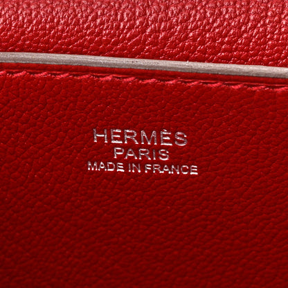 Hermes Taurillon Novillo Opli 24 Rouge de Coeur 6 of 10