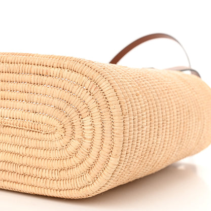 Loewe Raffia Small Square Basket Tote Bag Natural Tan 9 of 9