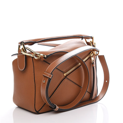 Loewe Calfskin Small Puzzle Bag Light Caramel 2 of 8