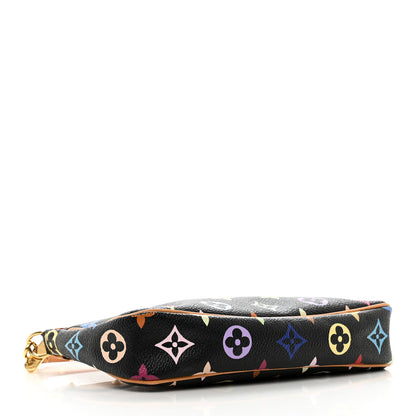 Louis Vuitton Monogram Multicolor Pochette Accessories Black 4 of 11