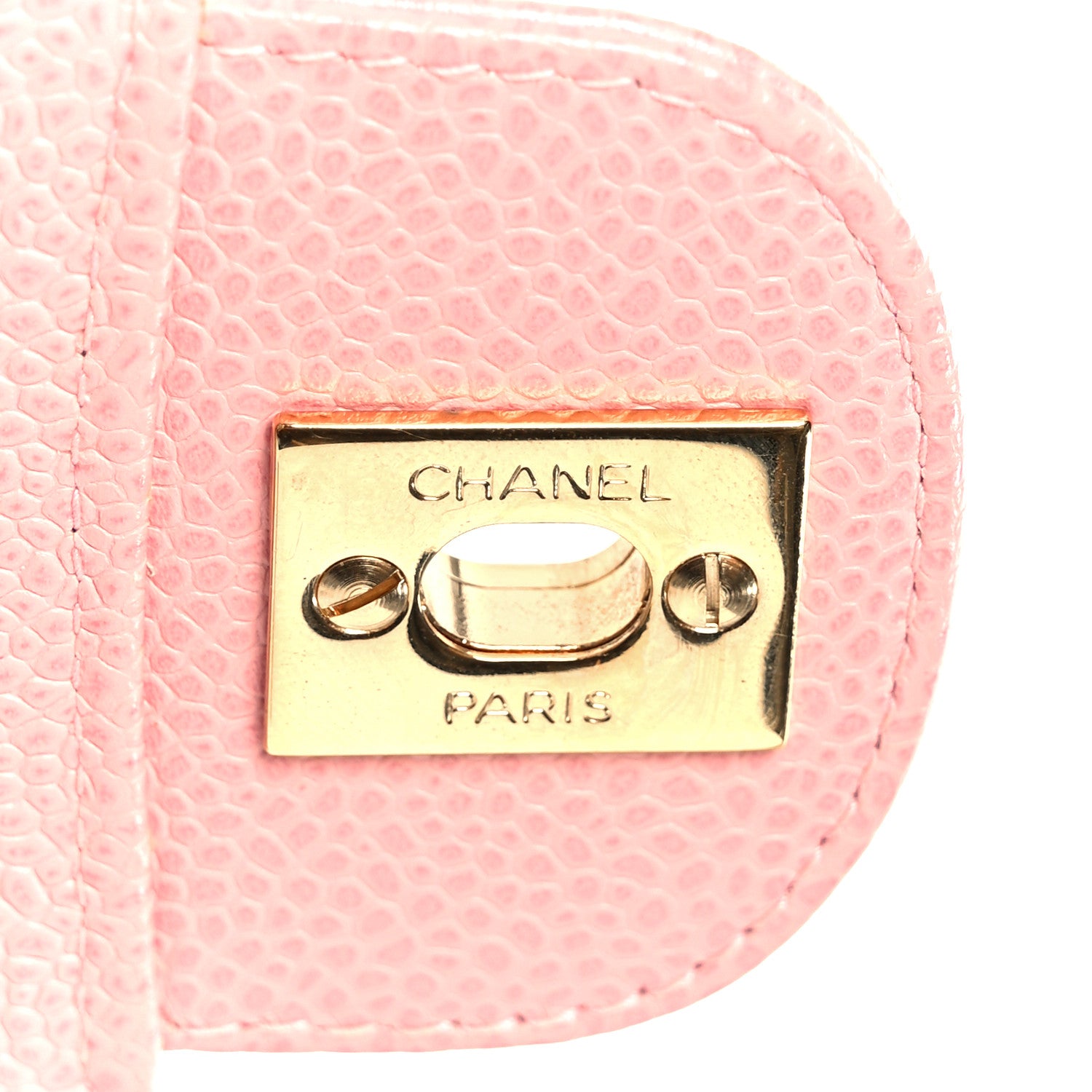 Chanel Caviar Quilted Medium Double Flap Pink 7 of 12